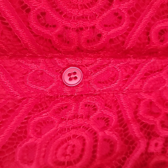 Ronni Nicole Lace Sleeveless Button Front Closure dress SZ 10 - Picture 6 of 13